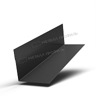 Планка угла внутреннего 50х50х3000 (VALORI-20-DarkGrey-0.5)