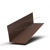 Планка угла внутреннего 75х75х3000 (VALORI-20-Brown-0.5)