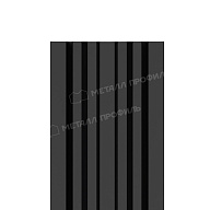 Штакетник металлический МЕТАЛЛ ПРОФИЛЬ LАNE-T 16,5х99 NormanMP (ПЭ-01-9005-0.5)
