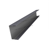 Планка стойки забора 60мм 35х60 х 2500 (VALORI-20-Grey-0.5)