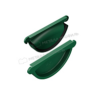 Заглушка желоба МЕТАЛЛ ПРОФИЛЬ Foramina PUR D125 Ral 6005